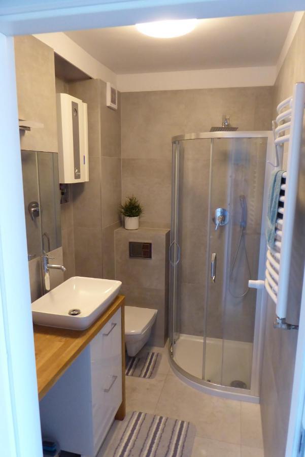 Dziwnowek Lesne Tarasy Blue Apartman Kültér fotó