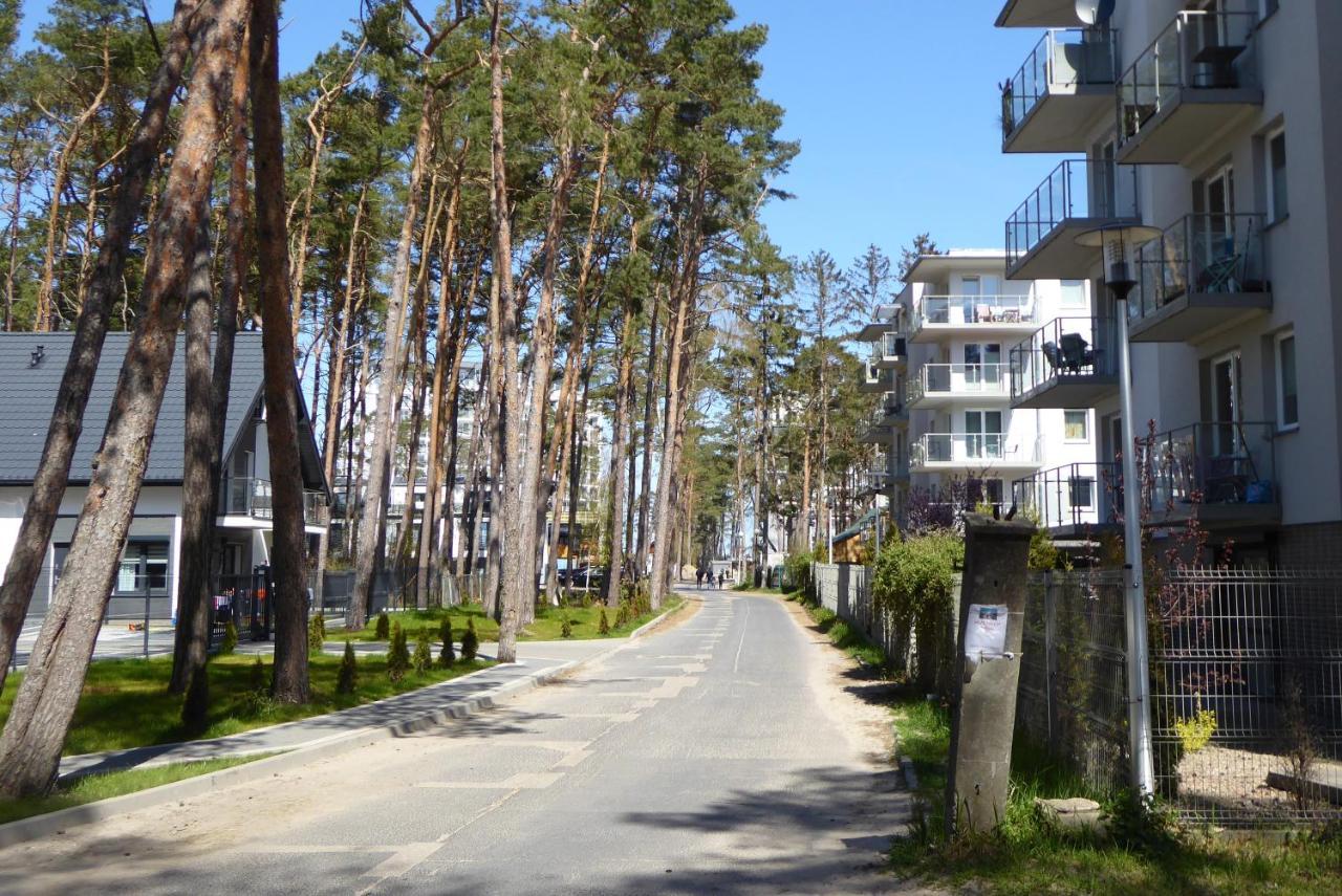 Dziwnowek Lesne Tarasy Blue Apartman Kültér fotó